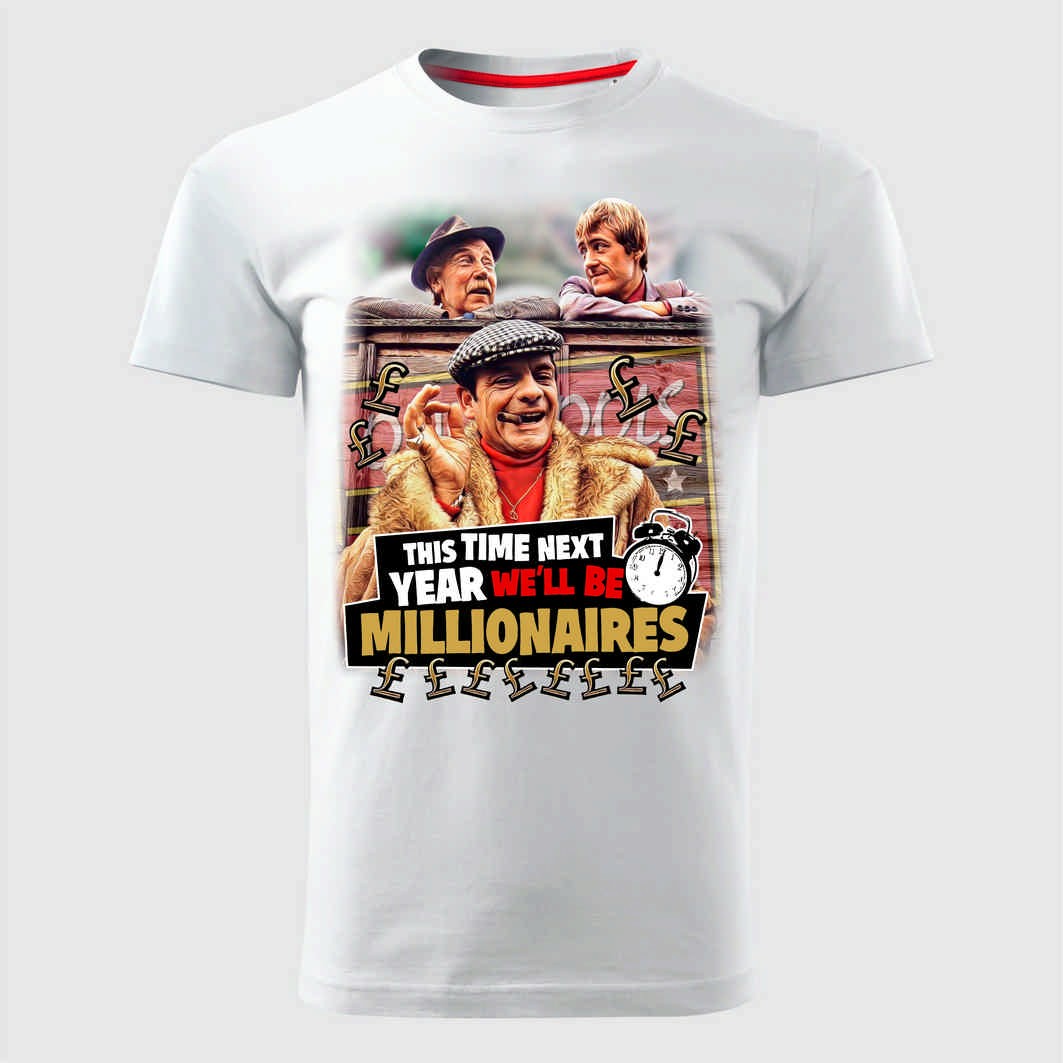 MAJICE BRE Muška majica Del boy 06 bela