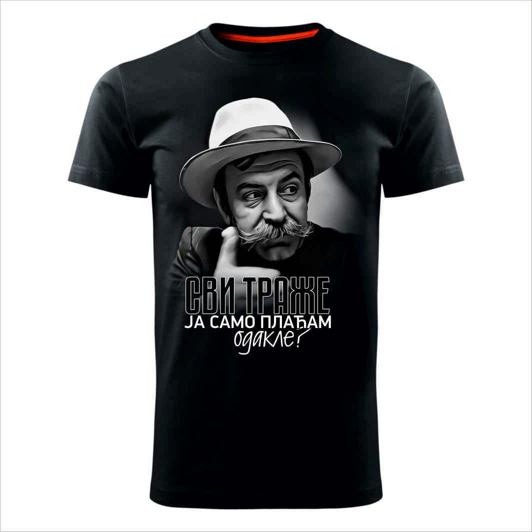 MAJICE BRE Muška majica SVI TRAŽE crna