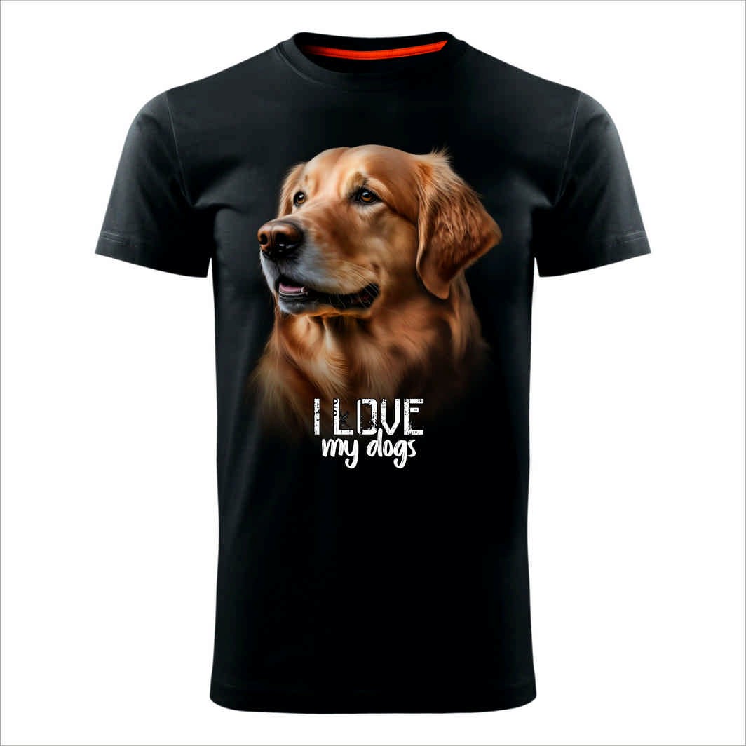 MAJICE BRE Muška majica RETRIVER 02 crna