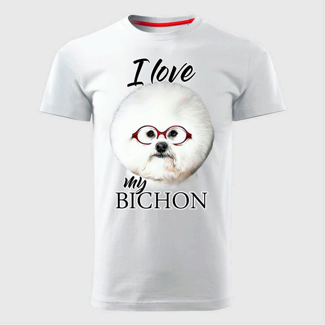 MAJICE BRE Muška majica BICHON bela