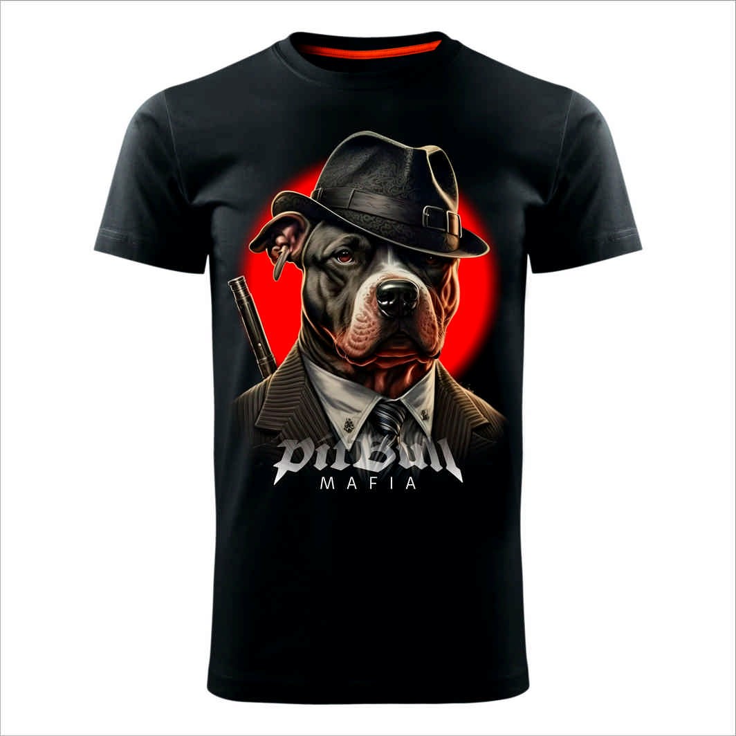 MAJICE BRE Muška majica PITBULL MAFIA crna