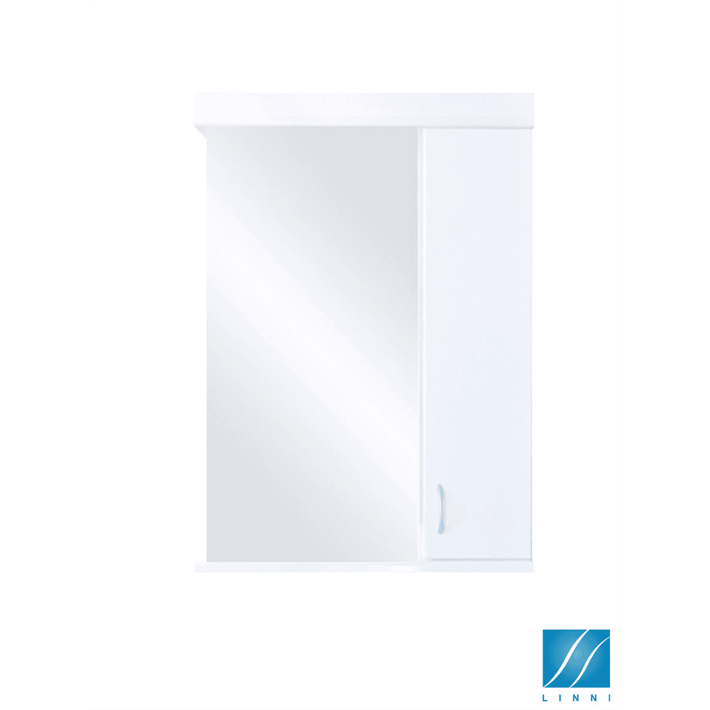 Linne Classic 55 MDF Ogledalo sa ormarićem, Belo