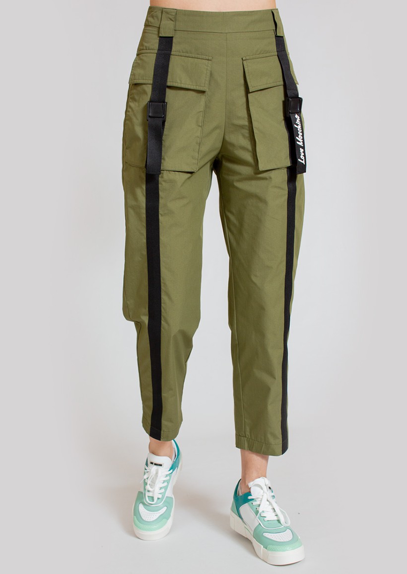 Love Moschino Ženske pantalone WPA7980T245A-R48, Maslinaste