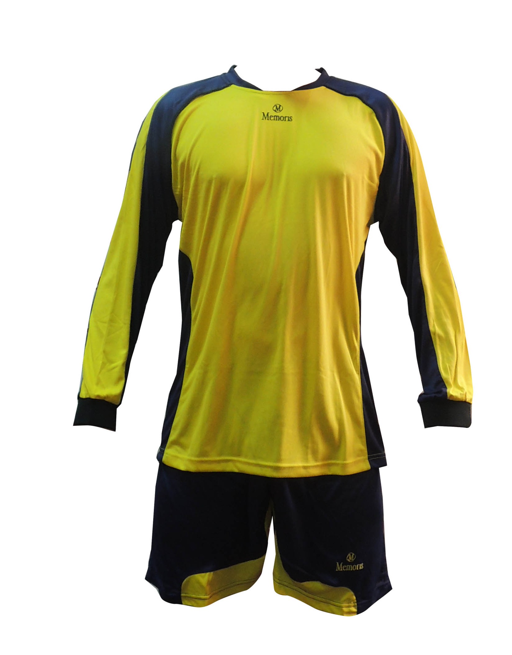 Memoris Fudbalski komplet dres za muškarce, Teget-žuti