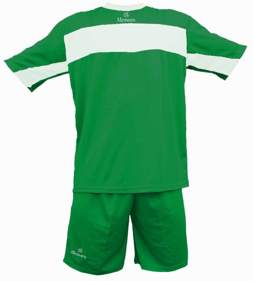 Memoris Fudbalski komplet dres za muškarce, Zeleno-beli