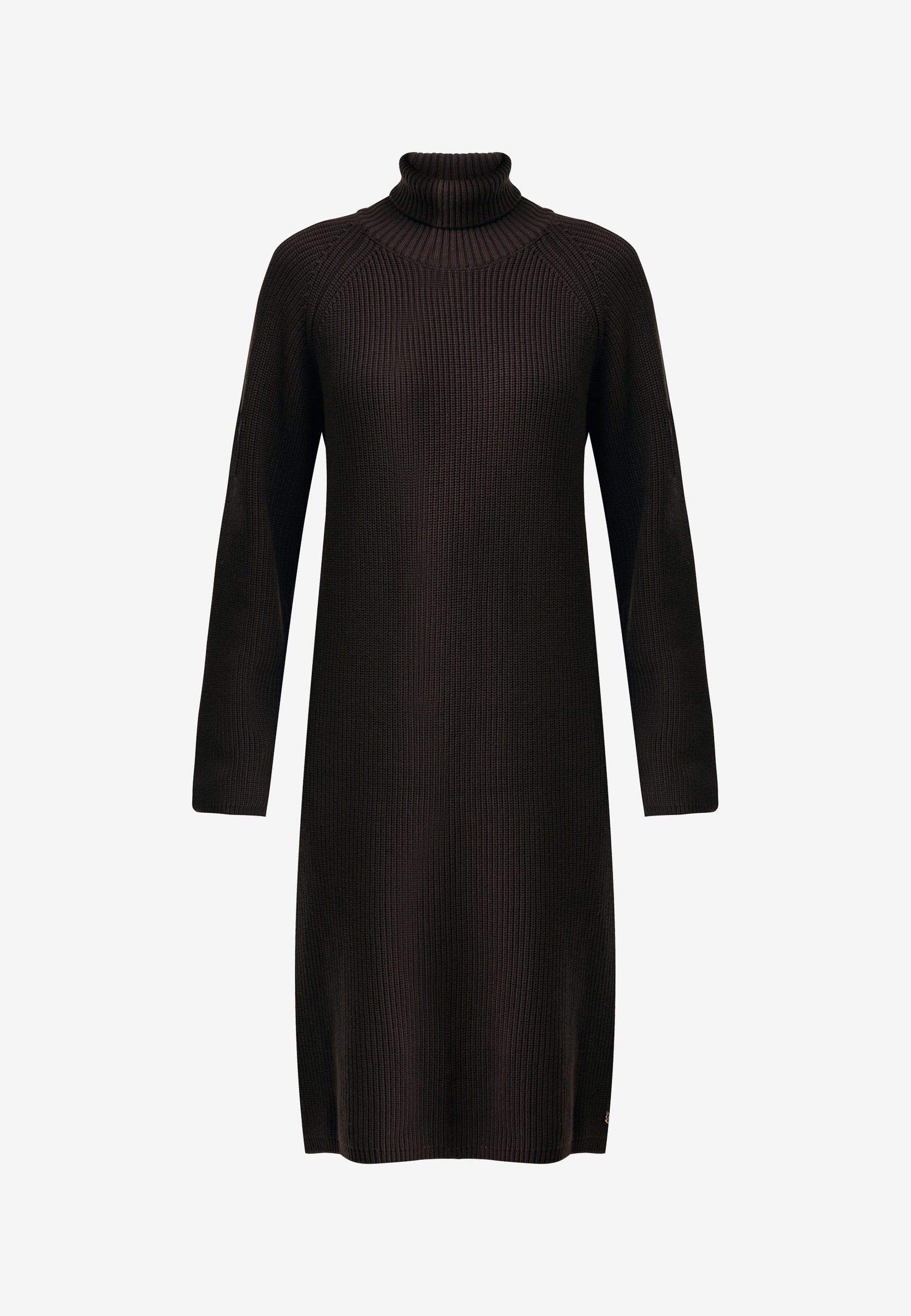 Mexx Ženska haljina MF006304153W, Midi, Dugi rukav, Braon