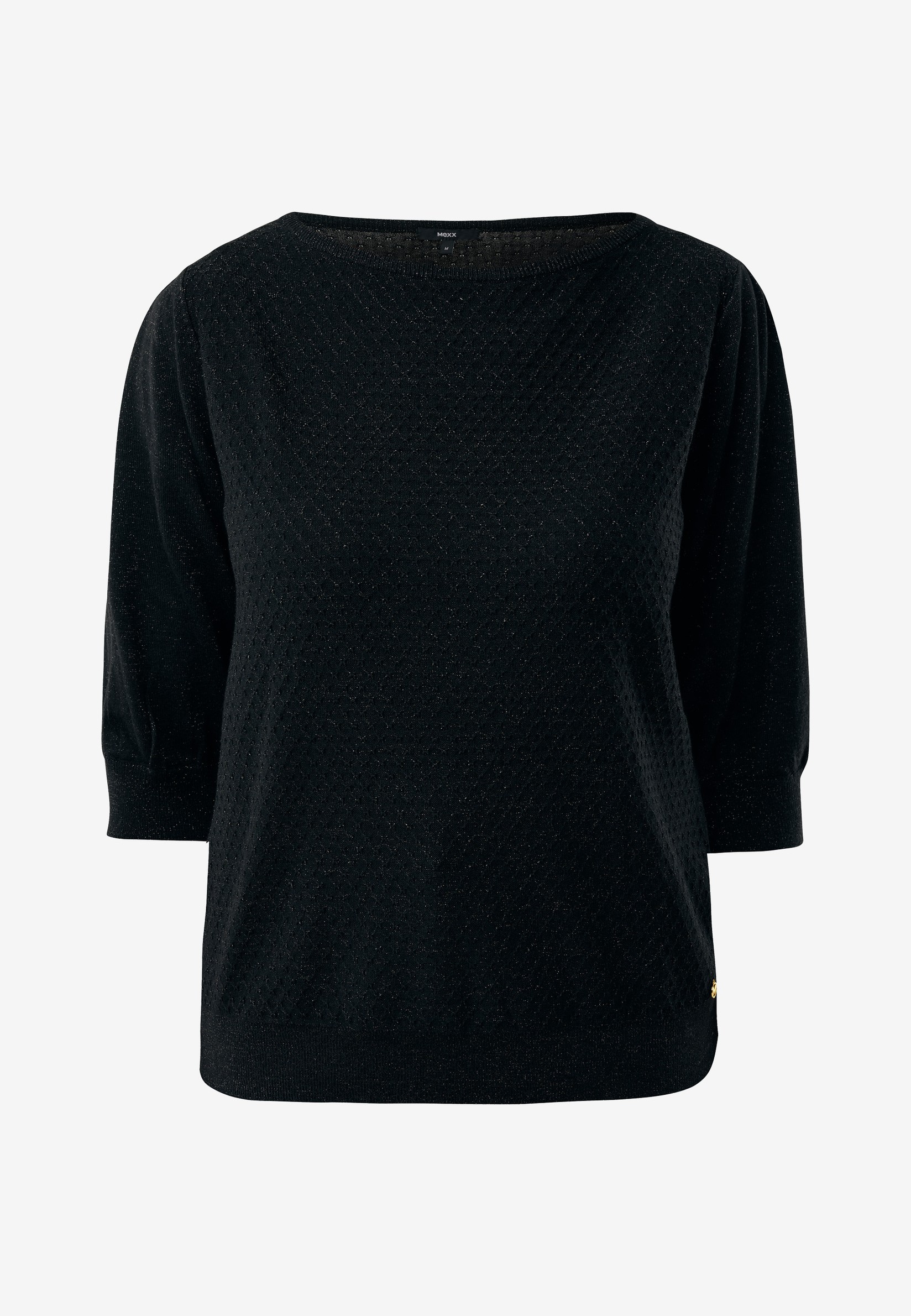 Mexx Ženski džemper MF006607353W, 3/4 rukav, Brod izrez, Crni