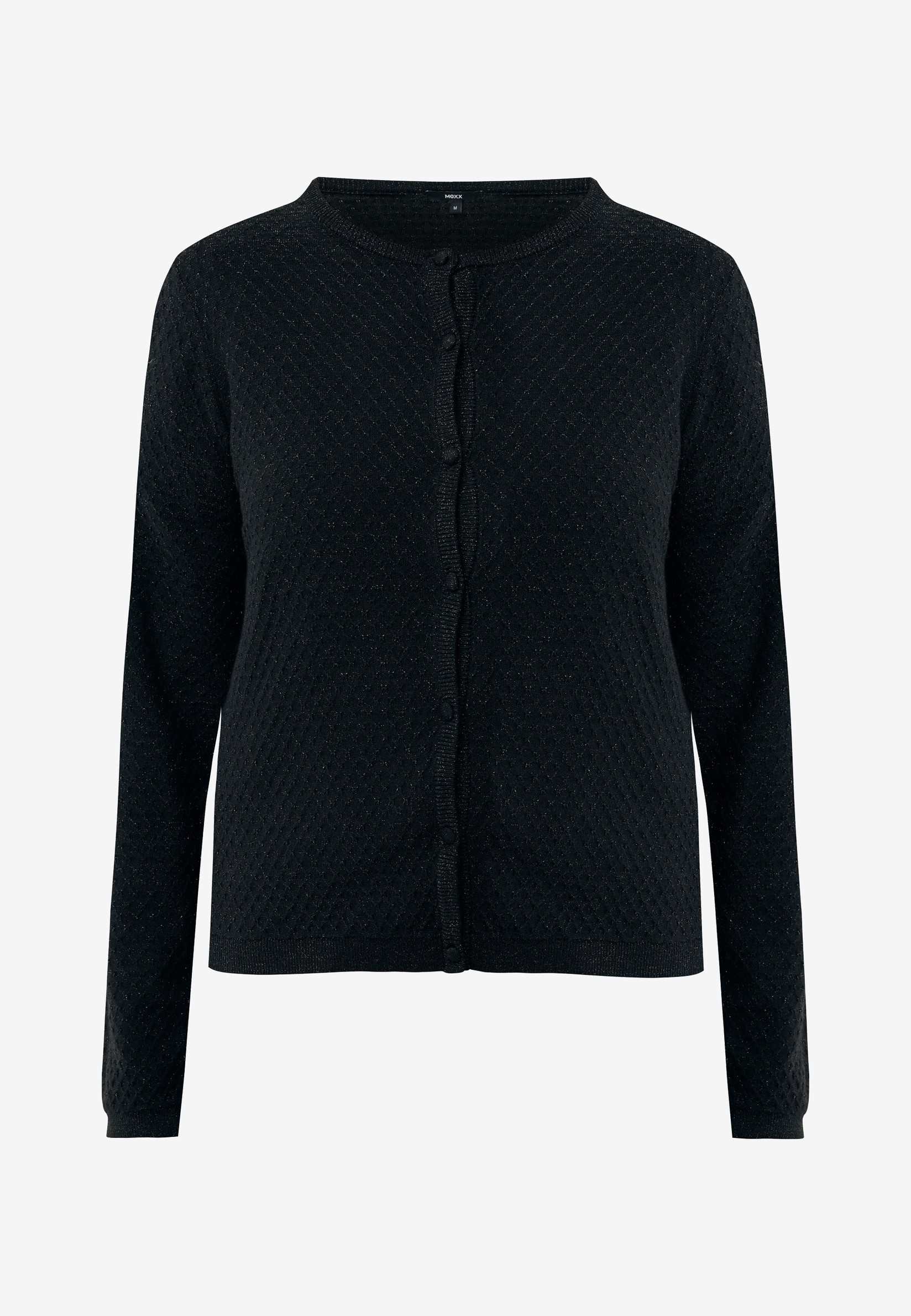 Mexx Ženski kardigan MF006609853W Ajour, , Regular, Dugi rukav, Crni