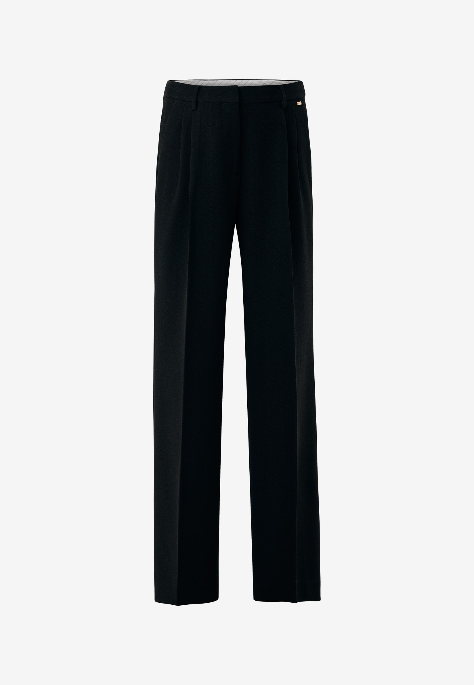 Mexx Ženske pantalone MF007006253W, Zvonasta nogavica, Crne