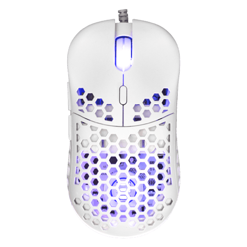 eShark Miš ESL-M4 NAGINATA White