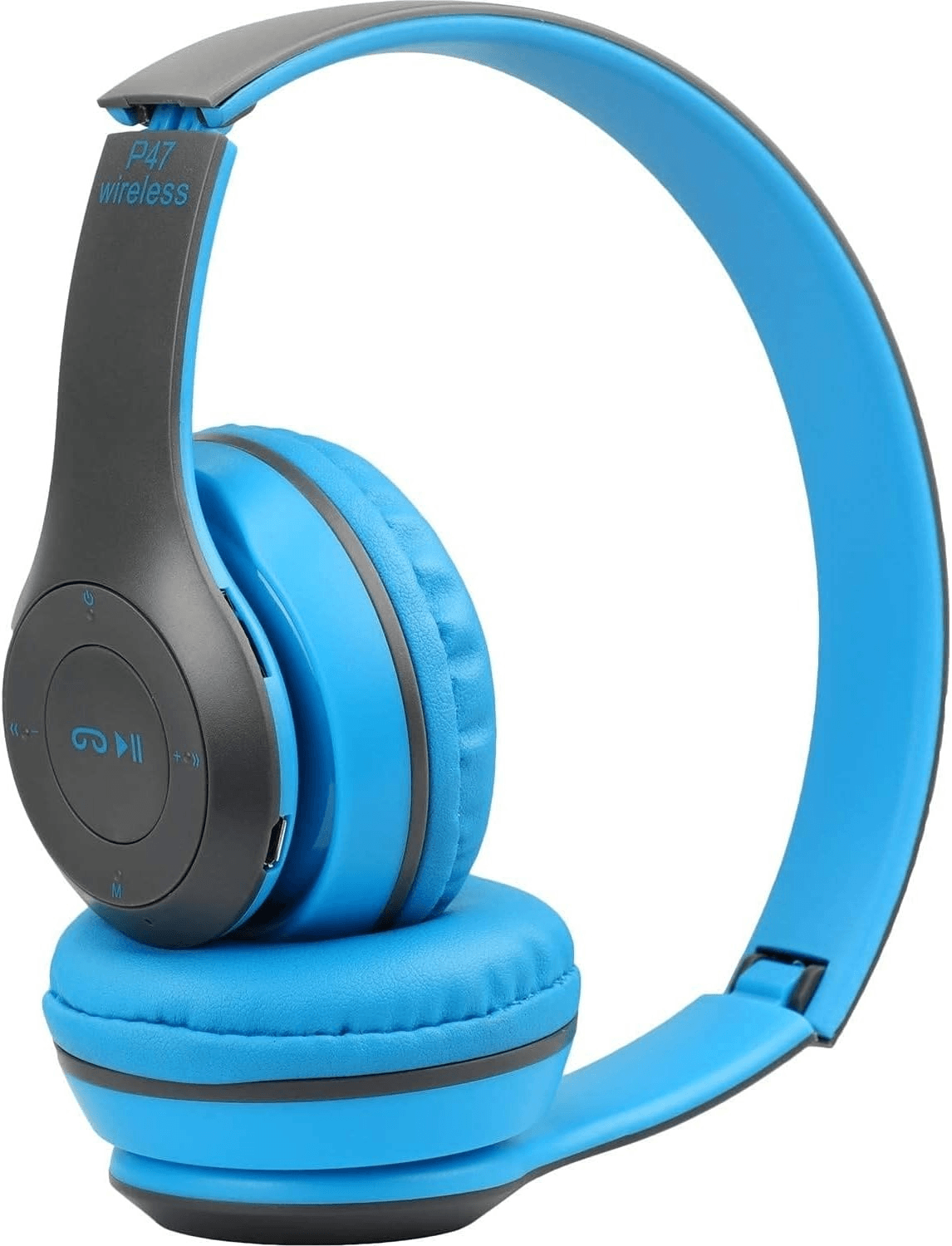 Bežične bluetooth slušalice P47, Plave