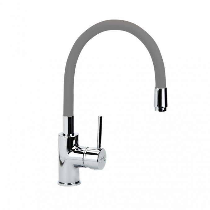 MINOTTI Baterija za sudoperu TUBO sa 2 cevi gibljiva lula tamnosiva