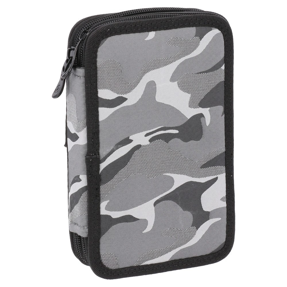 Sazio Double Decker, puna pernica, 2 raјsferšlusa, Militari, Siva