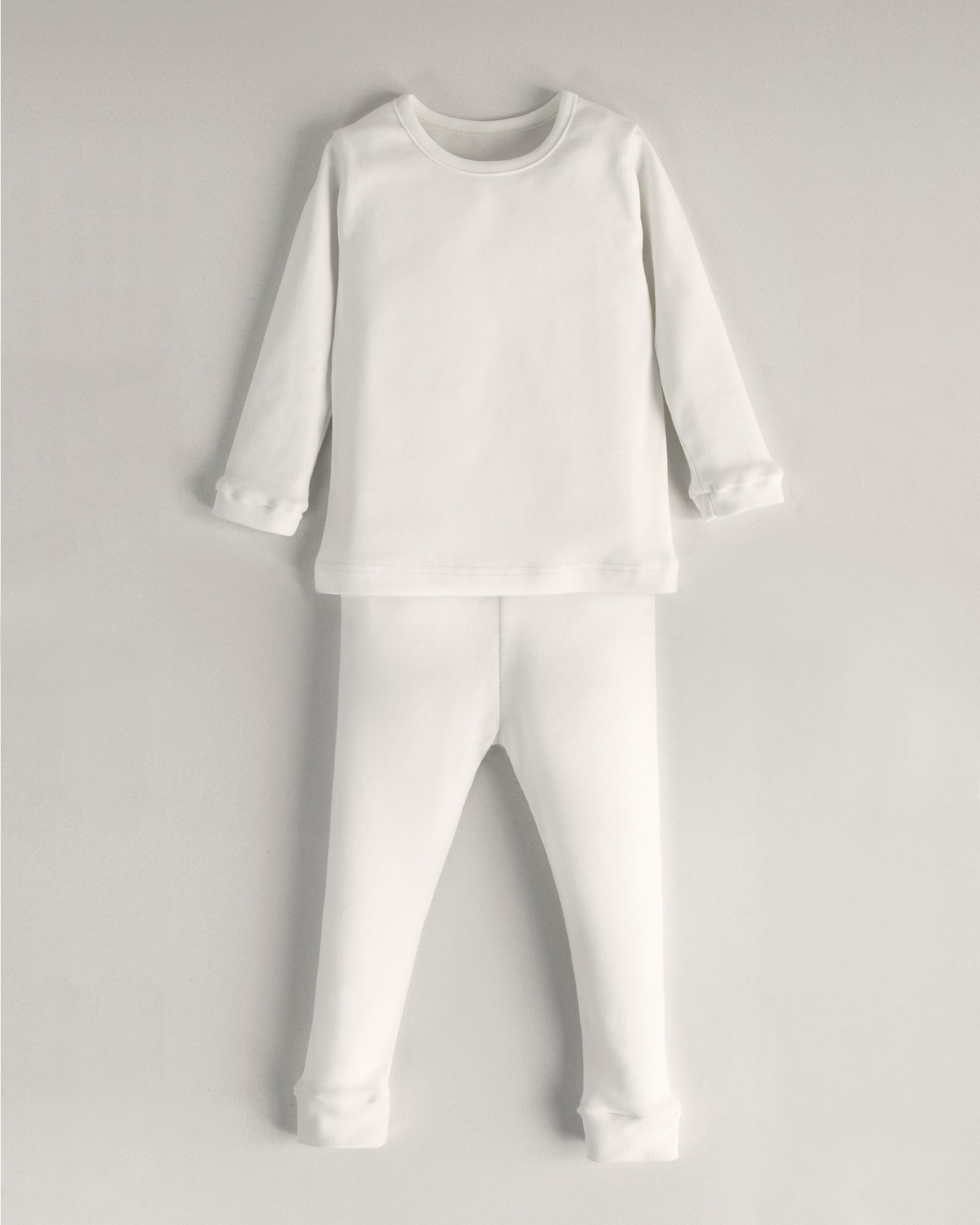 MJÖLK Dečija pidžama Organski pamuk Bela