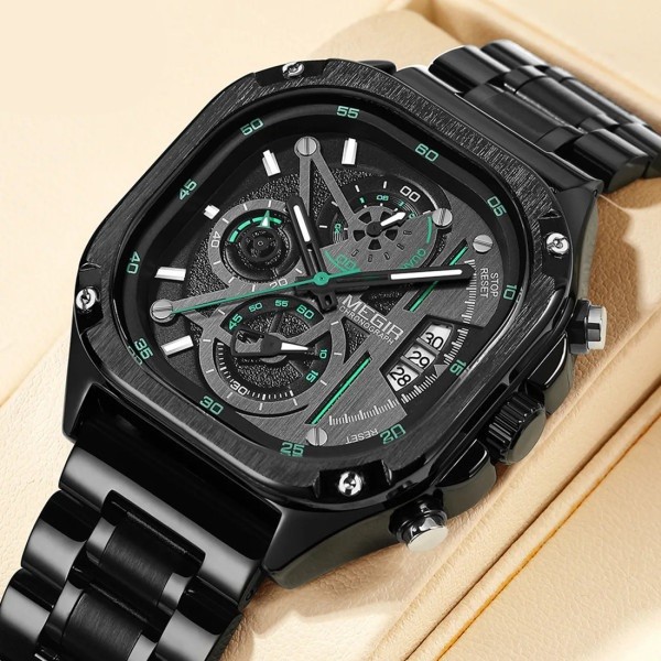 Megir Muški sat 2217, Crni