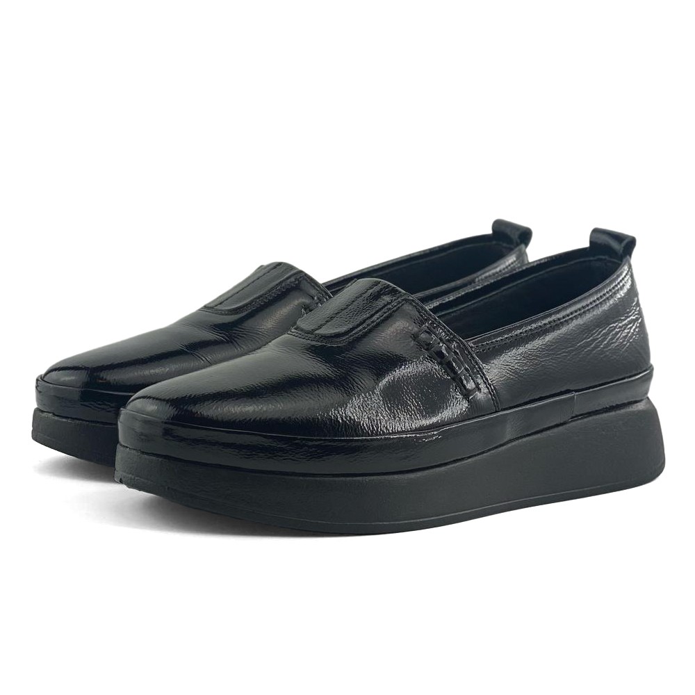 Mona Shoes Ženske mokasine, Kožne, Crne