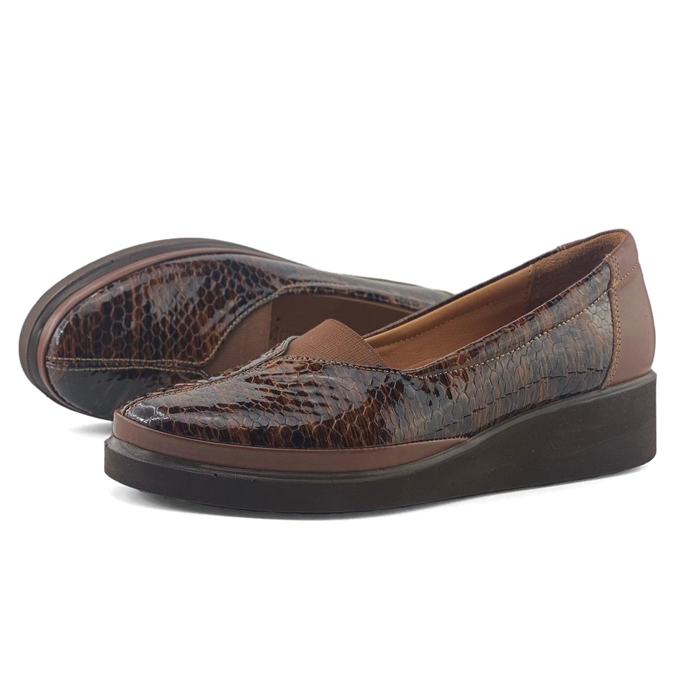 Mona Shoes Ženske cipele, Kožne, Braon