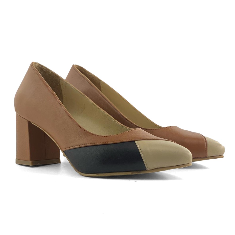 Mona Shoes Ženske cipele, Kožne, Braon