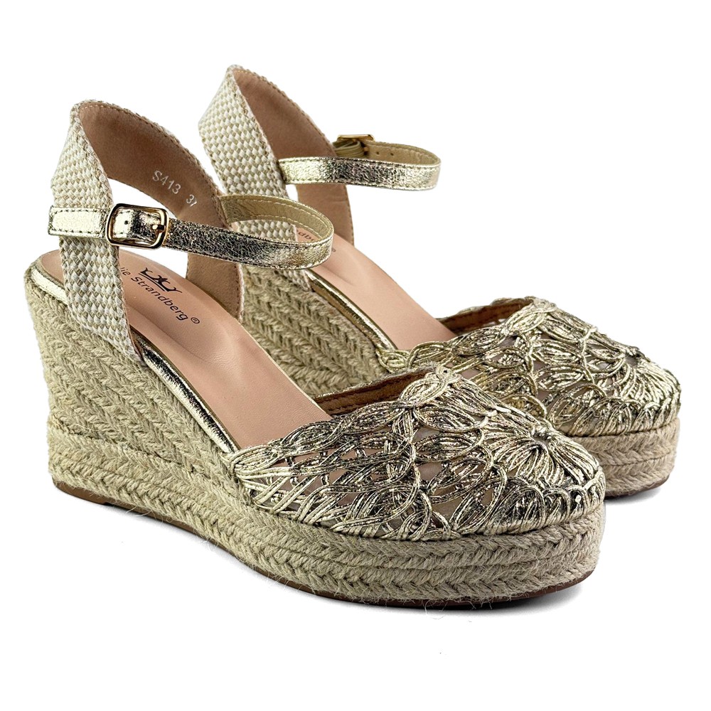 Emelie Strandberg Ženske sandale, Zlatne boje
