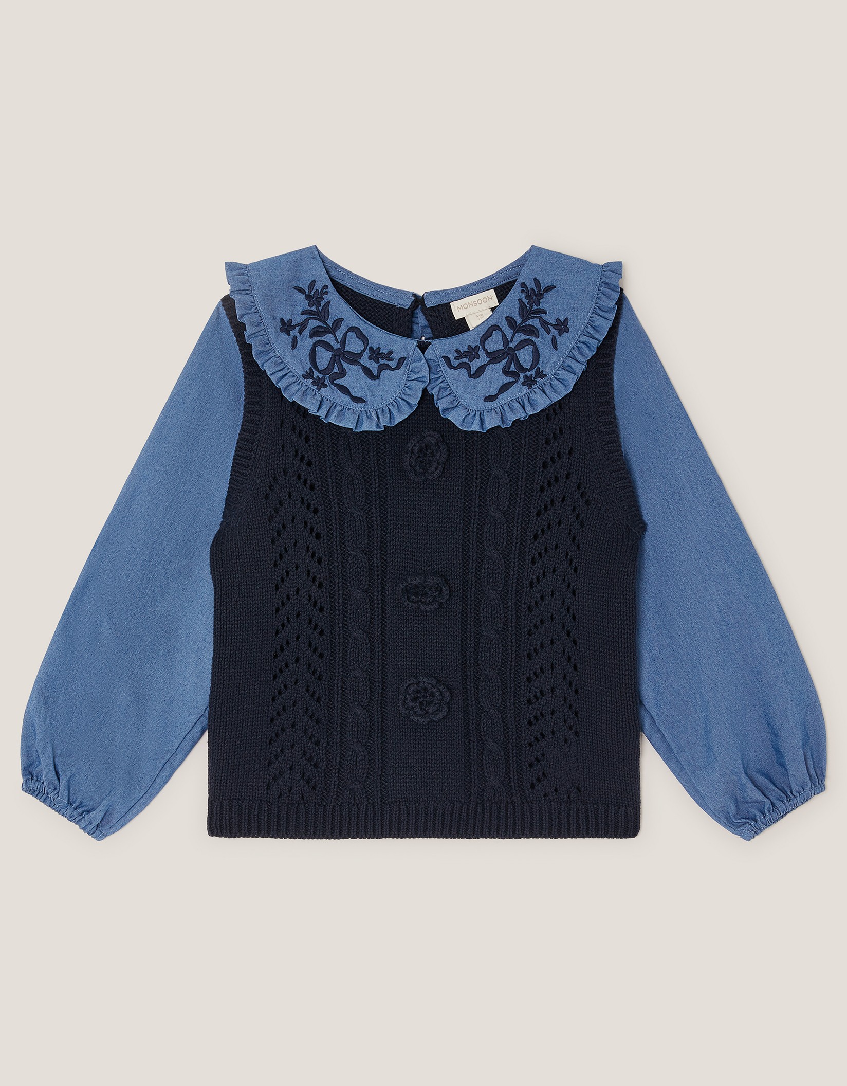 Monsoon Bluza za devojčice, Plava