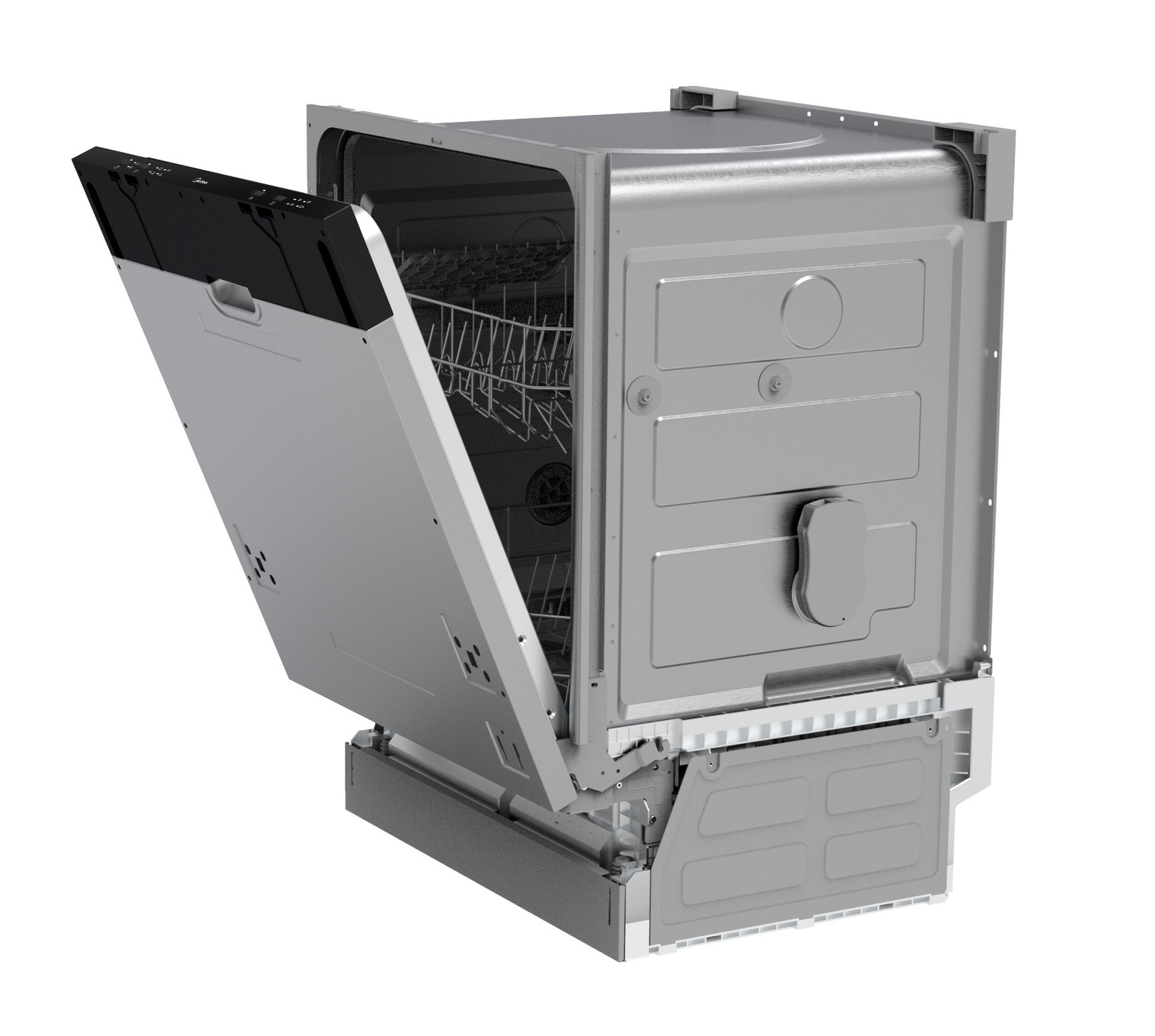 Midea Ugradna mašina za pranje sudova MID60S120-HR, 12 kompleta, Siva