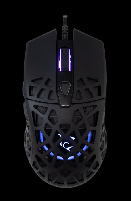 Vaјt Šark geјmerski miš Caradoc 7200 DPI RGB crni