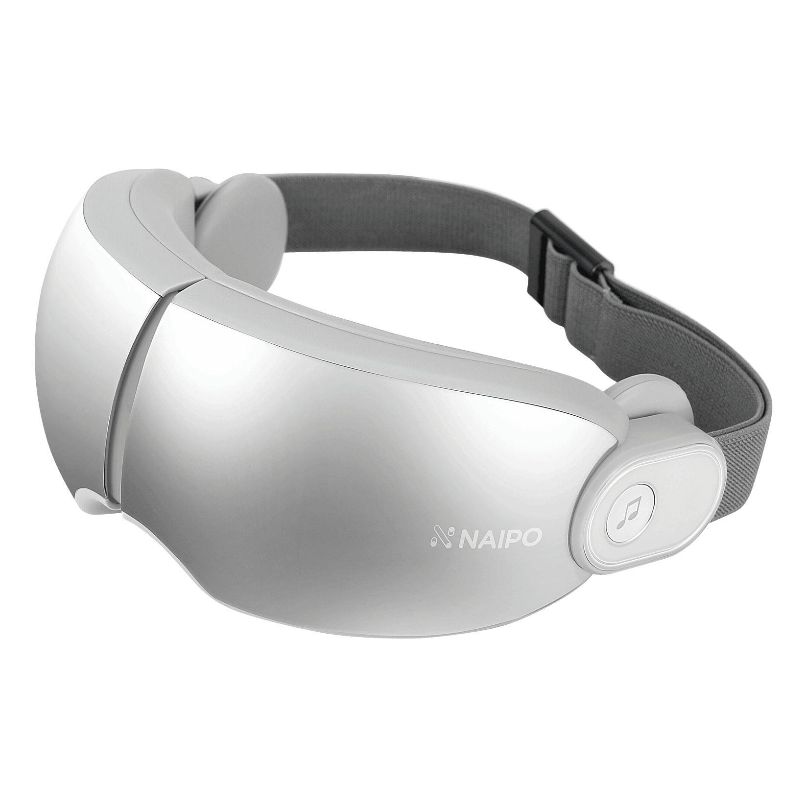 NAIPO MGE-2302 Električni masažer za oči, 4W, 1200 mAh, Sivi