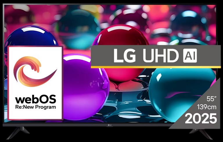 LG Televizor 55UA73003LA 55", 4K UHD, Smart TV 2025, Crni