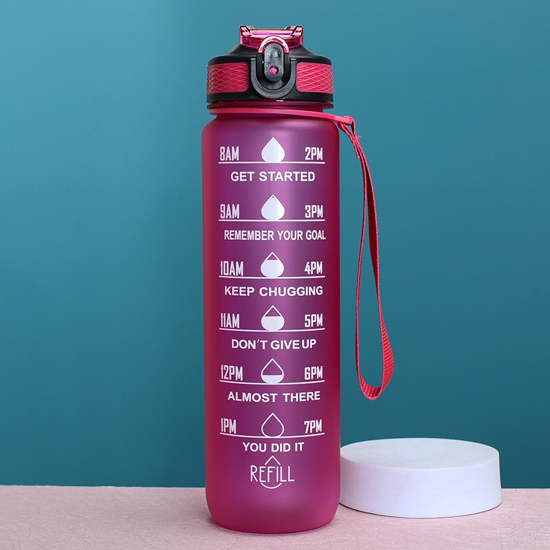 Flašica za vodu, 1 L, Roze