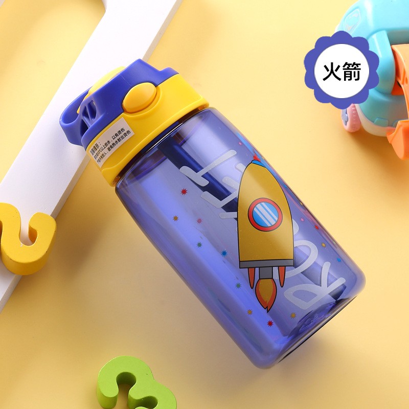 Flašica za vodu, Raketa, 480 ml, Ljubičasta