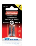 BENMAN Bit umetni odvijač PZ2x50 2/1