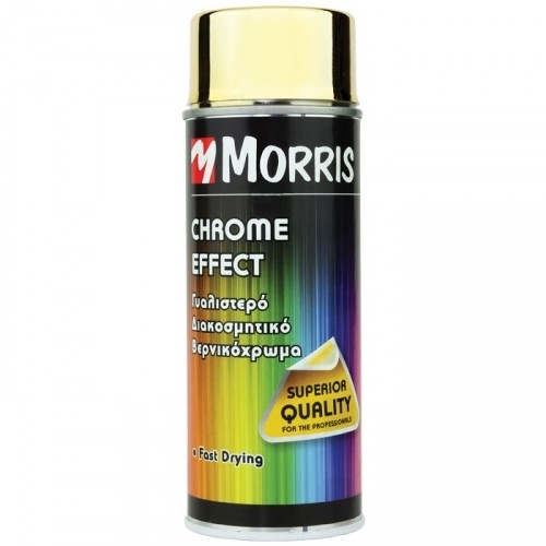 MORRIS Sprej sa efektom hrom 400ml zlatni