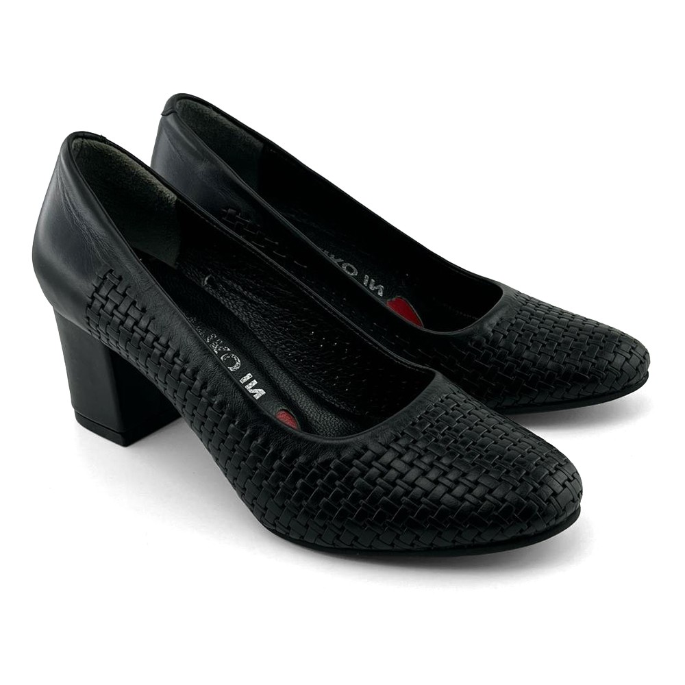 Mona obuća Ženske kožne cipele, Crne