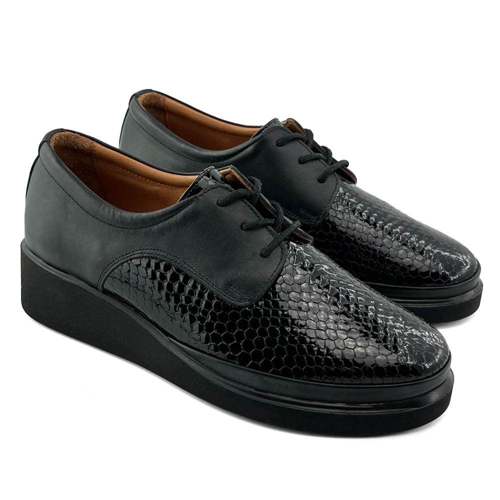 Mona obuća Ženske kožne cipele, Crne