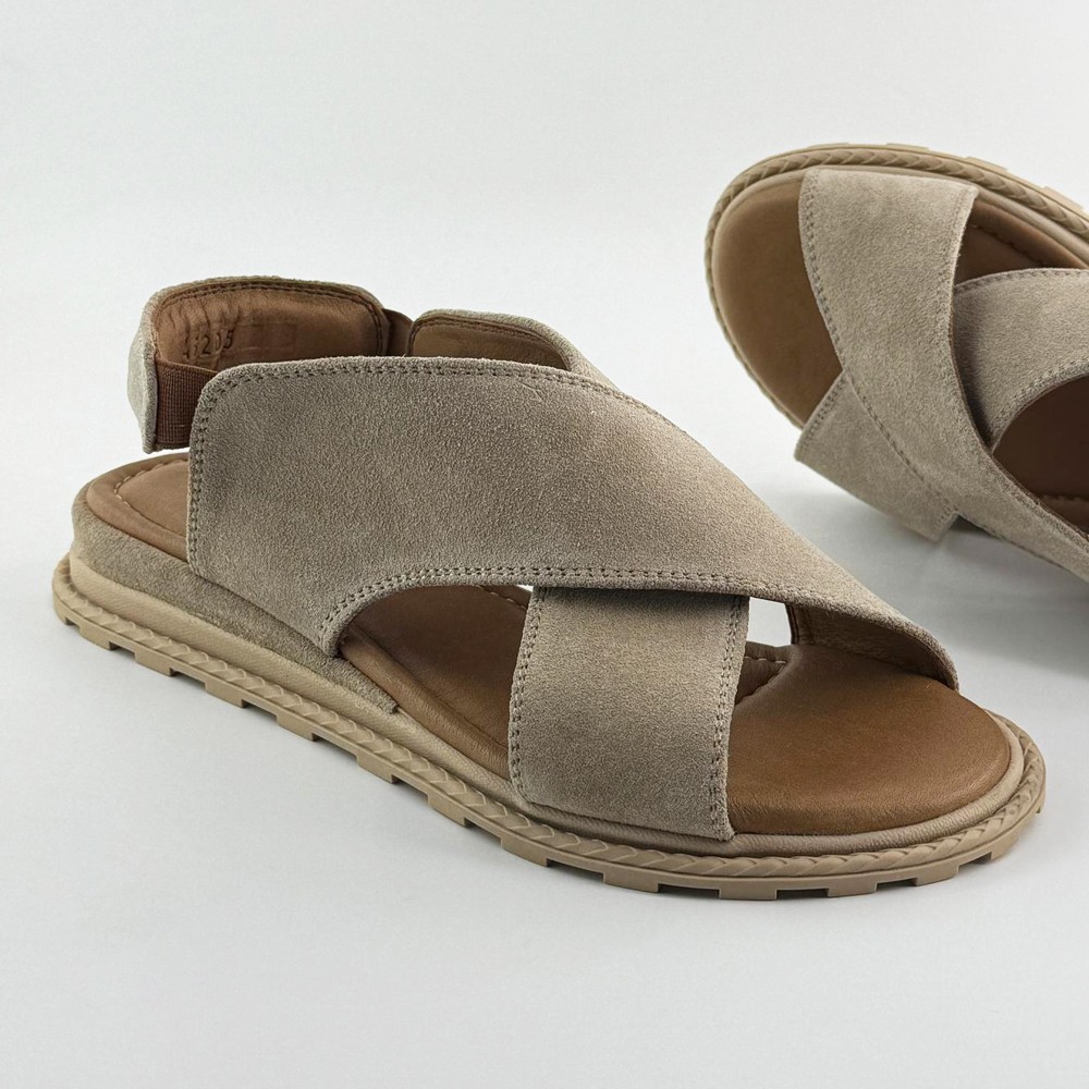 Mona Shoes Ženske sandale, Kožne, Bež