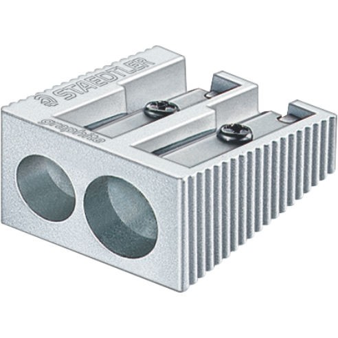 STAEDTLER oštrač sa 2 rupe, standardni i džambo metalni