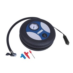 FERM Mini kompresor, 12V, Crni