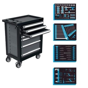 3e Kolica sa alatom, 110 elemenata, Siva