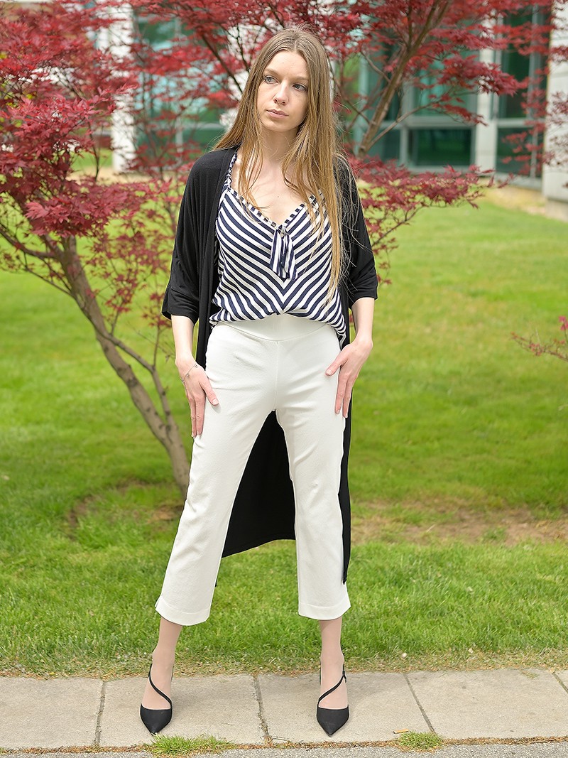 ORANGE Ženske letnje pantalone bele