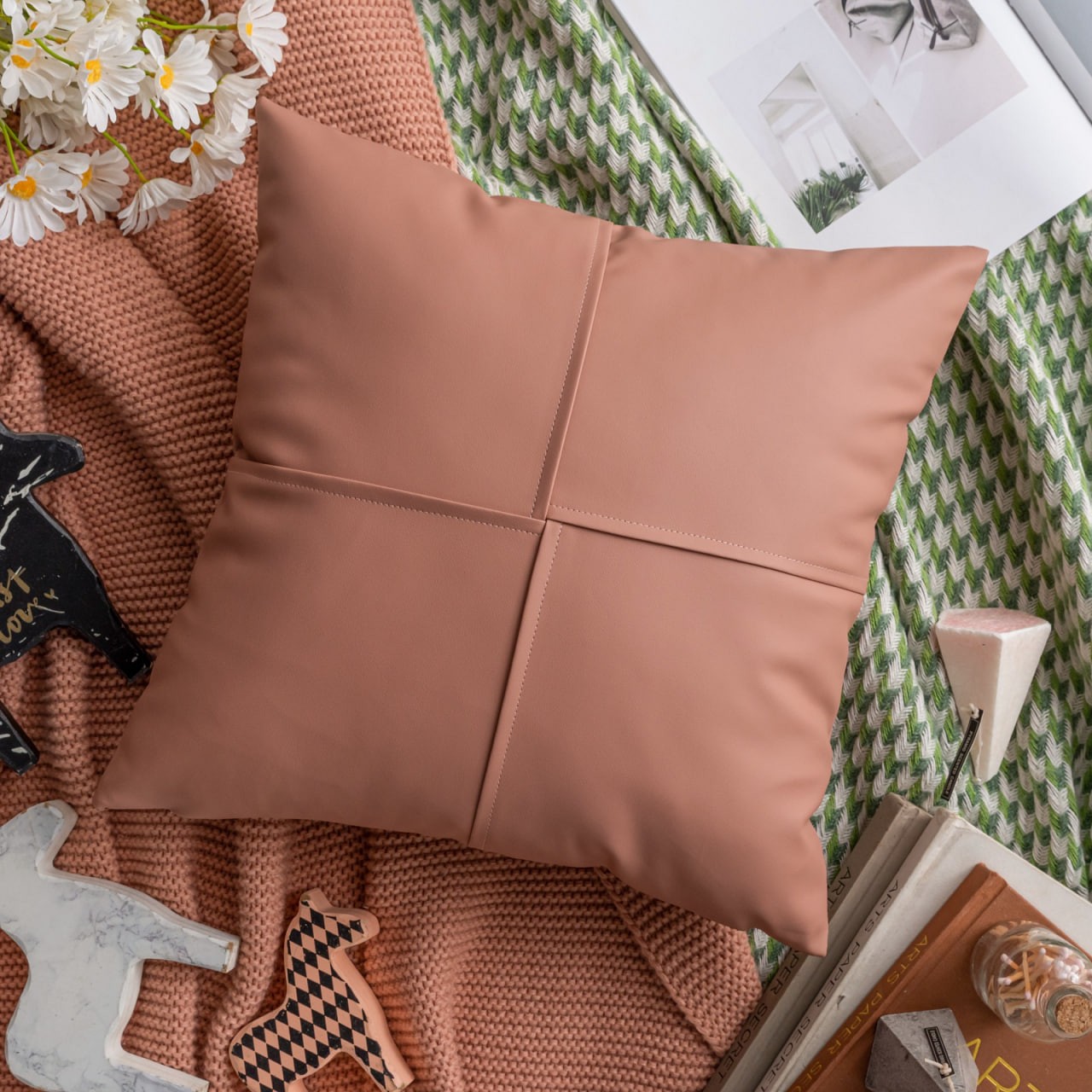 Amor - Decor Dekorativna jastučnica, 45 x 45 cm, Roze