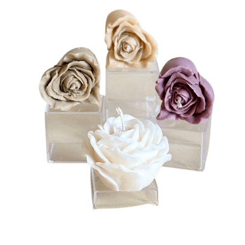 Marfeja Gift Shop Poklon set sveće ruže, Šareno