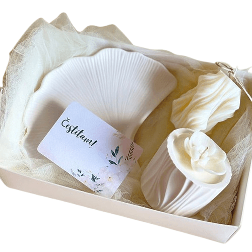 Marfeja Gift Shop Poklon Set Linije, Beli