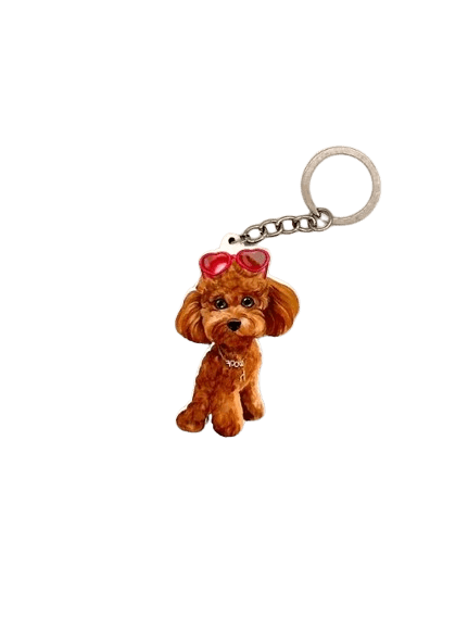 Jarilo Drveni privezak za ključeve Pudla