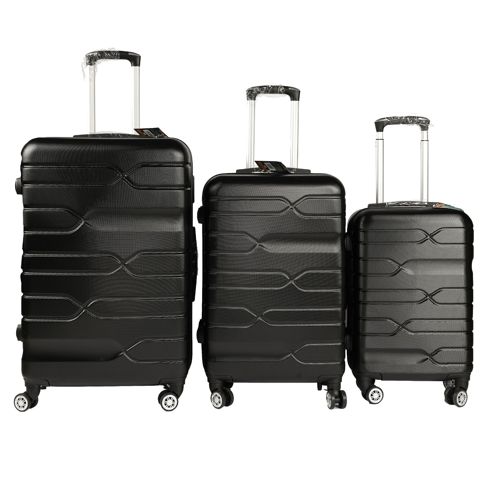 Kick Enjoy Set kofera Canaria, 3 komada, Crni