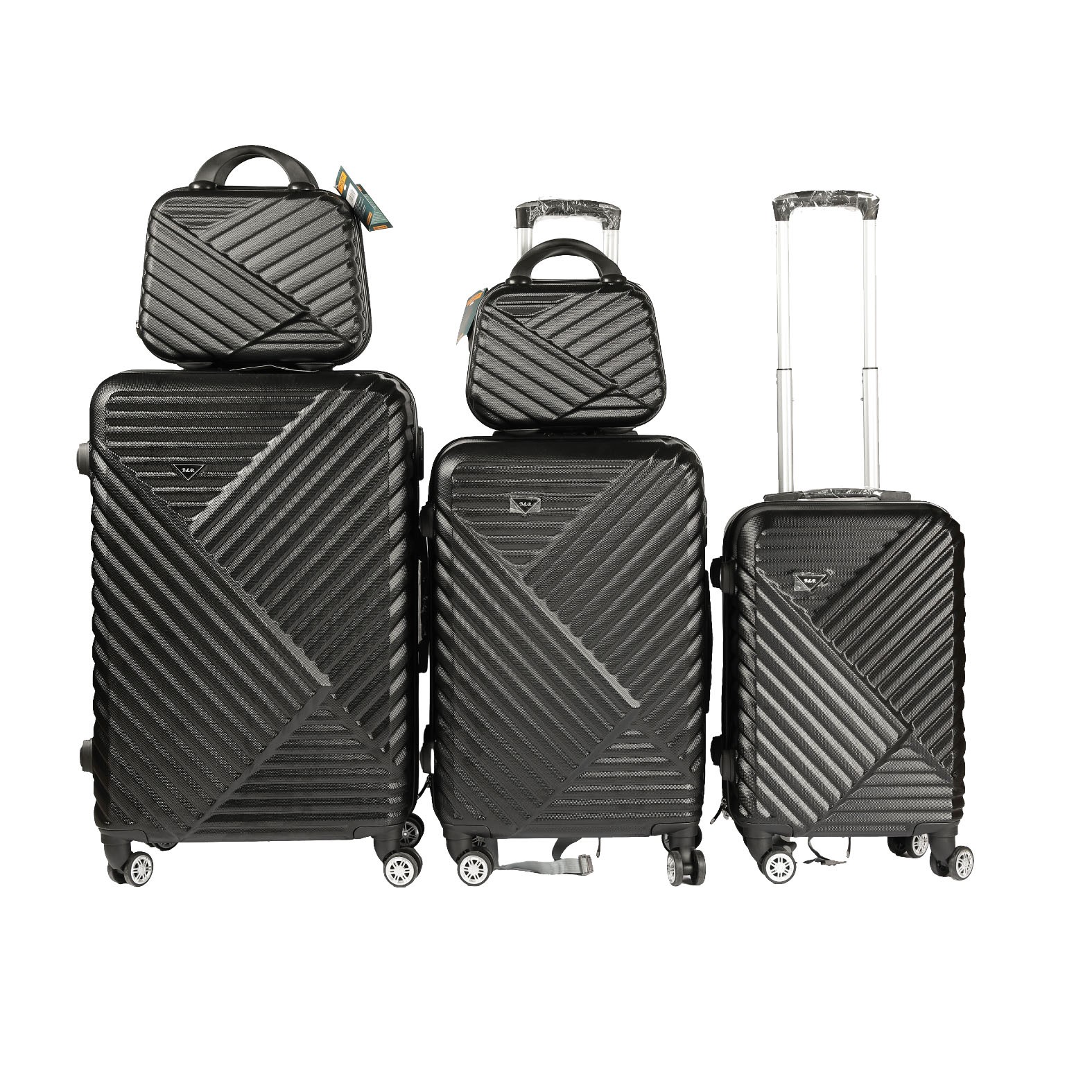 Kick Enjoy Set kofera Marbella, 5 komada, Crni