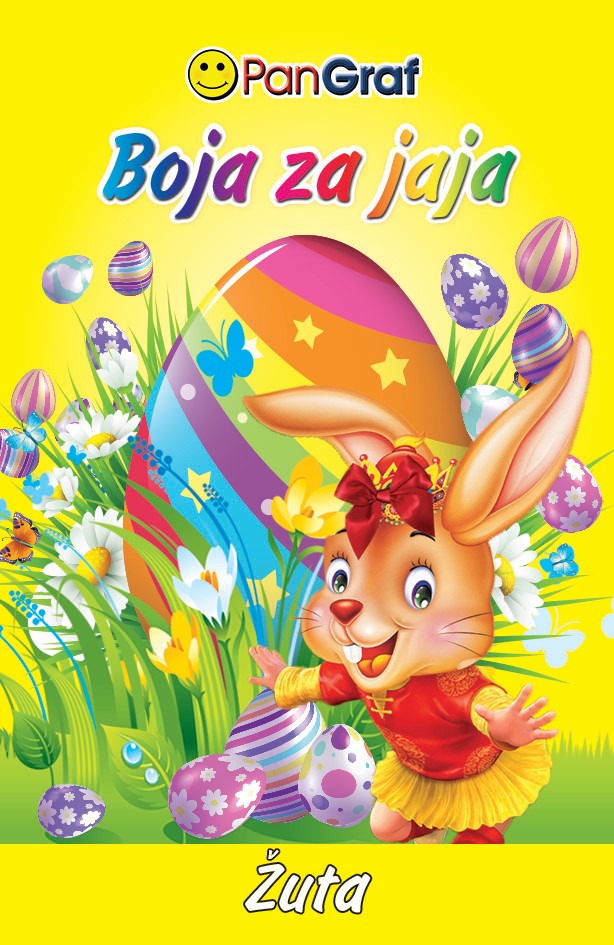 Boja za uskršnja jaja Zečica žuta