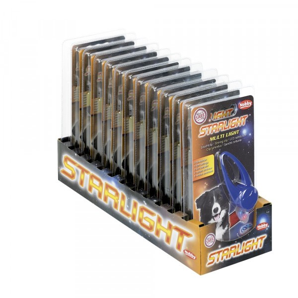 NOBBY Svetleći privezak za pse, Plavi