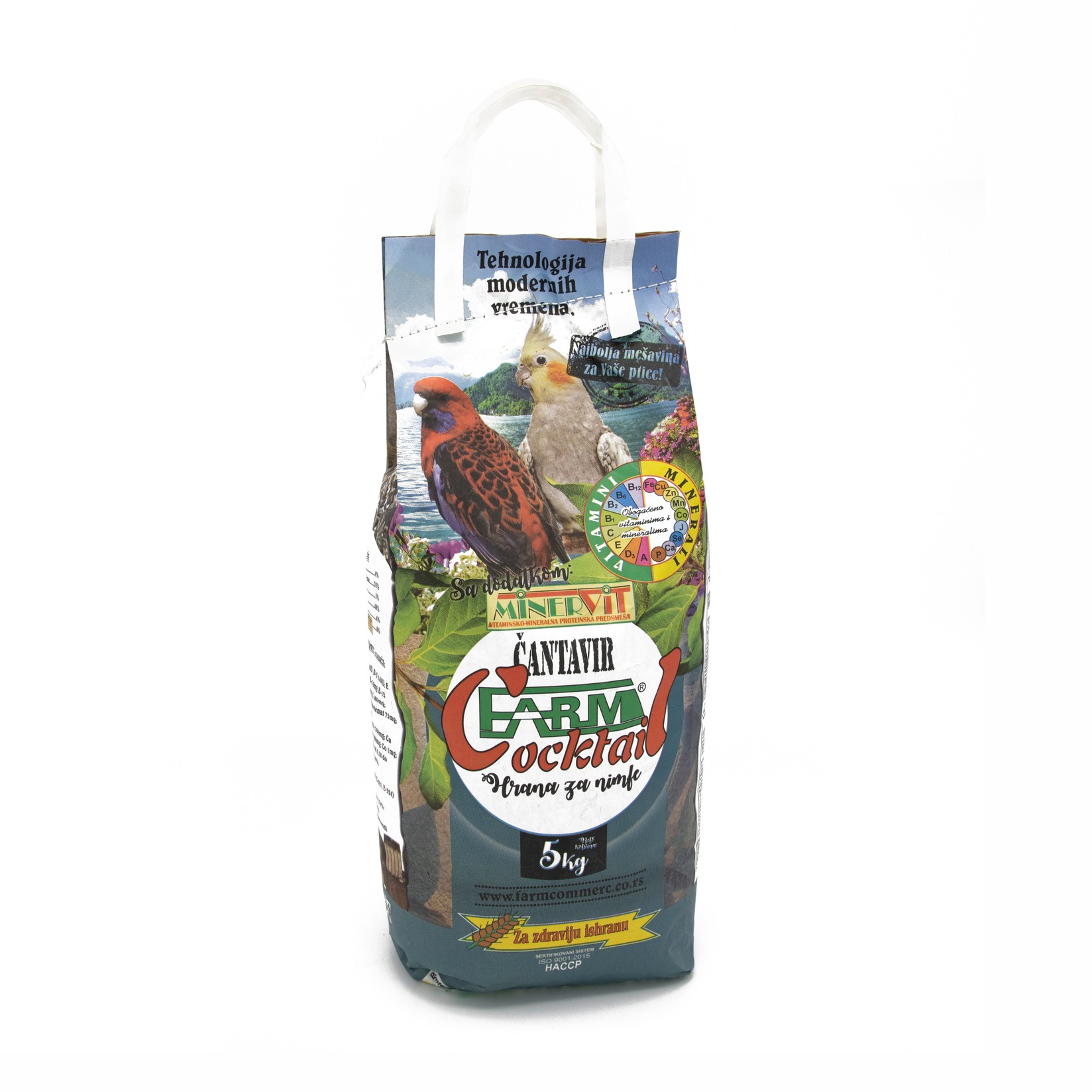 FARMCOMMERC Hrana za Nimfe Farm Coctail, 5kg
