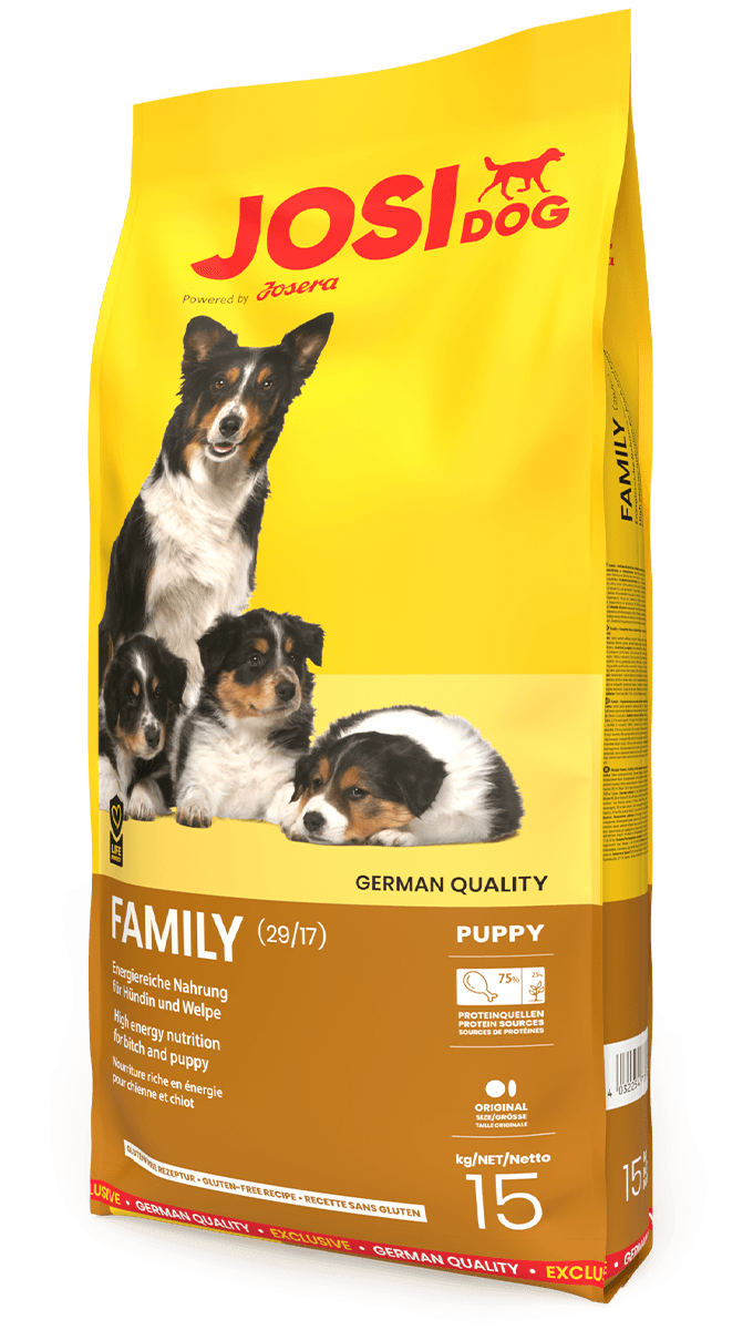 JOSERA Suva hrana za skotne kuje i štence Josi Dog Family, 15kg