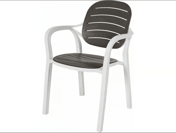 Stolica Rumba  Antacit-bela